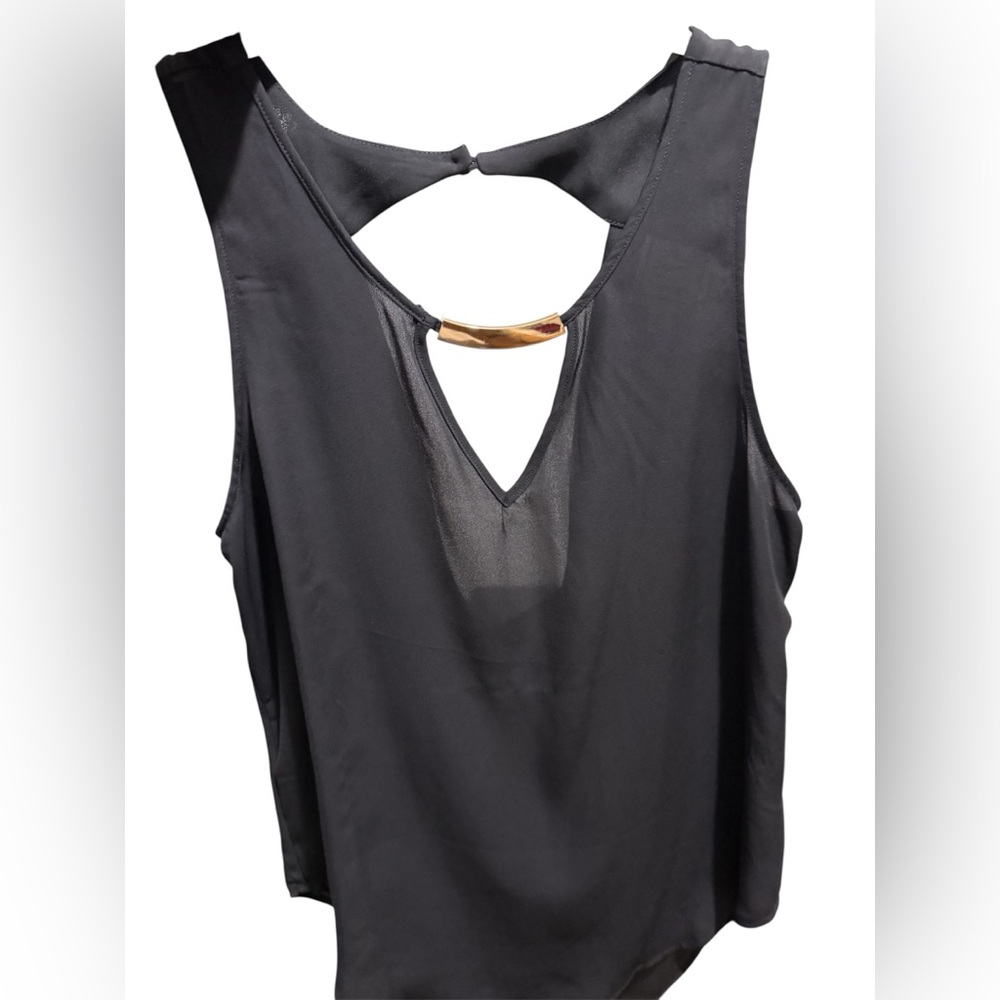 Elegant Black Sleeveless Top